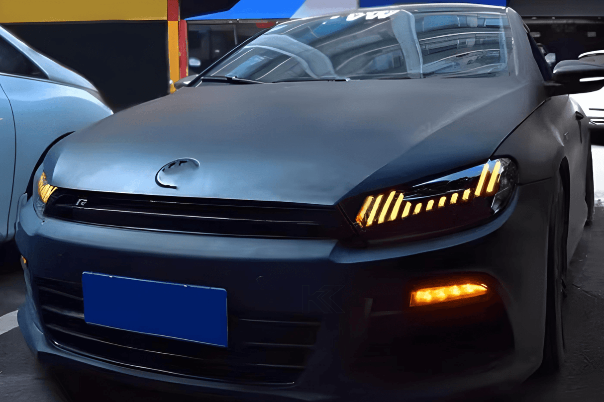 Volkswagen Scirocco 3rd Gen Modern Style Full LED Headlights (2008 - 2017) - K2 Industries