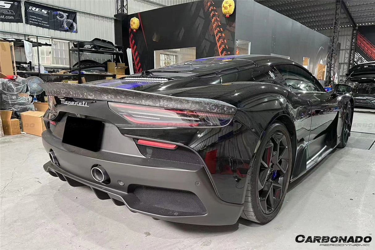 2020-UP Maserati MC20 MCPura SVD Style Dry Carbon Fiber Trunk Spoiler Wing