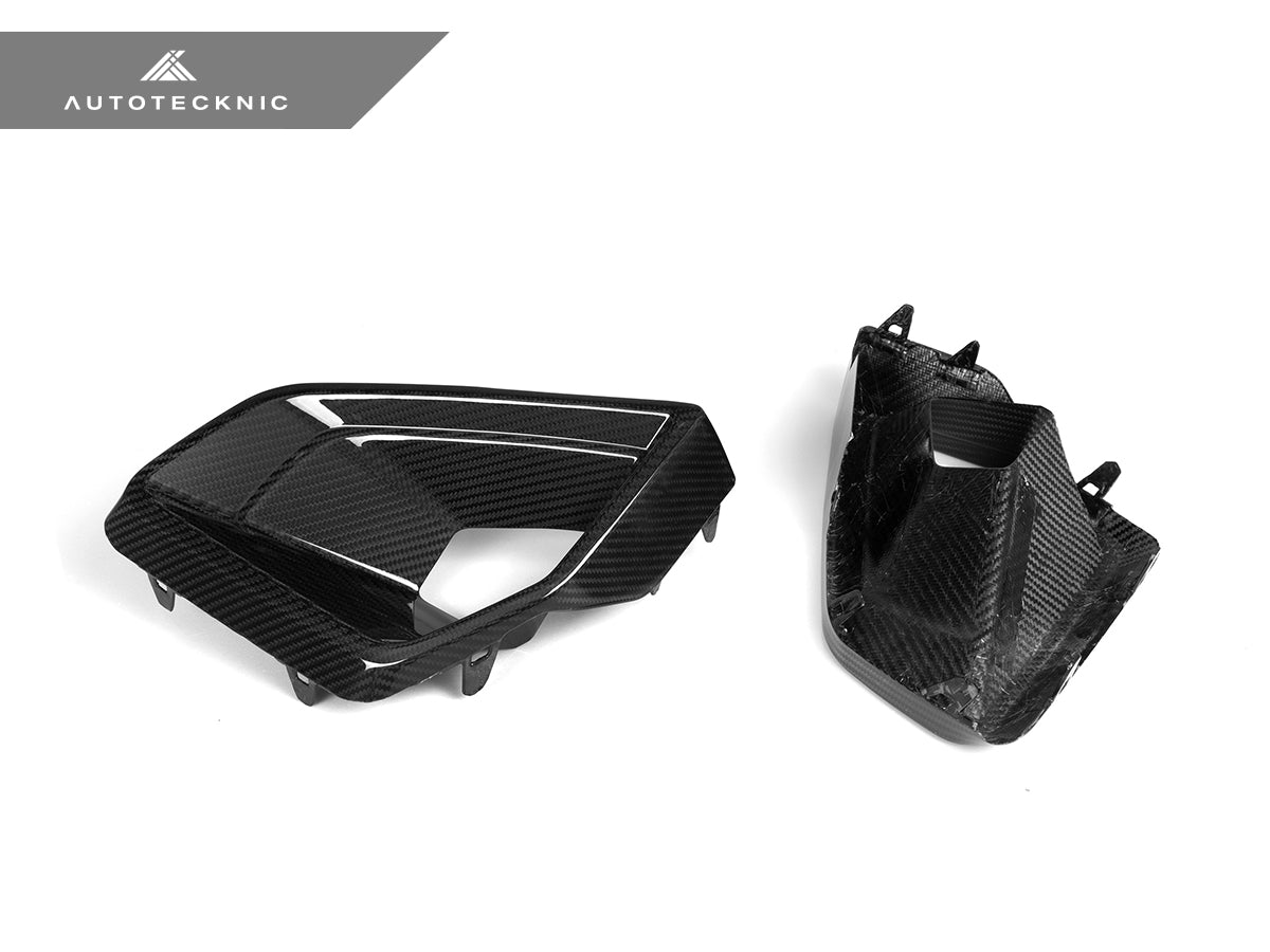 AutoTecknic Carbon Fiber Front Bumper Air Vent Set - G05 X5 M-Sport LCI