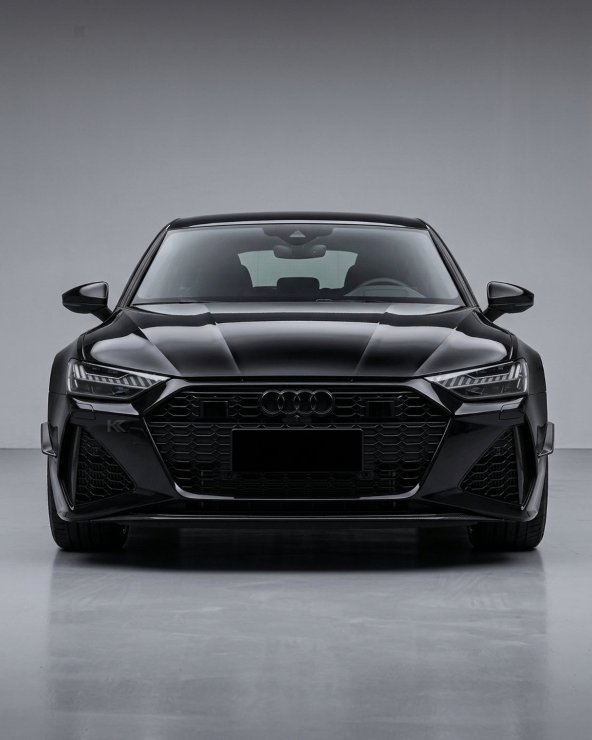 2020–2021 Audi RS7 C8 Sportback ABT Style Front Bumper Canards – Dry Carbon Fiber