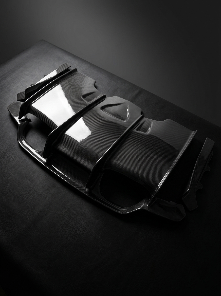 BMW 3 Series F80 F82 M3 M4 PSM Style Carbon Fiber Rear Diffuser Under Tray (2015 - 2020)