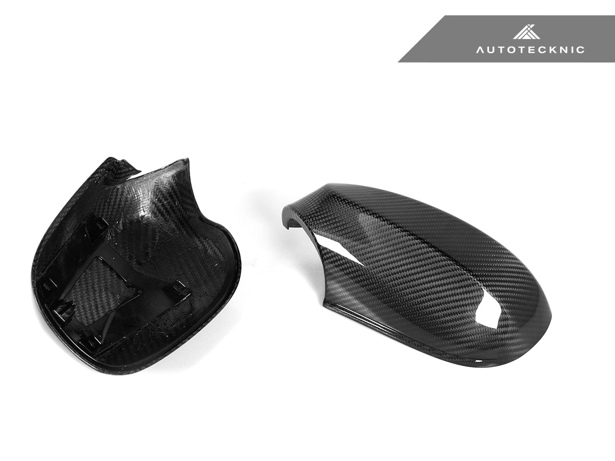 AutoTecknic Dry Carbon Fiber Mirror Cap Set - E90 3-Series Sedan LCI