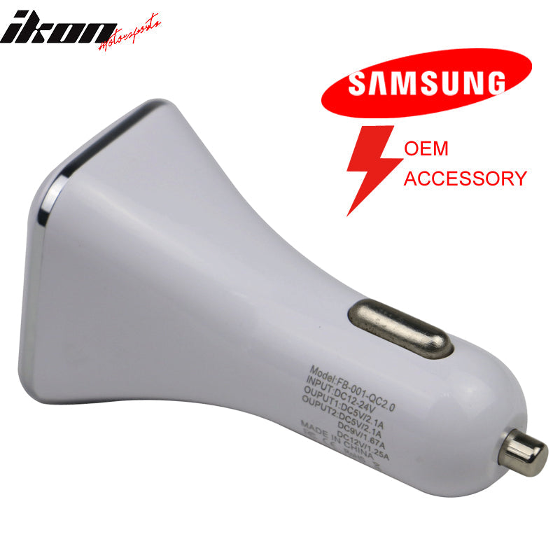 Samsung Galaxy S6 Edge Adaptive Fast Charging Car Charger Dual USB