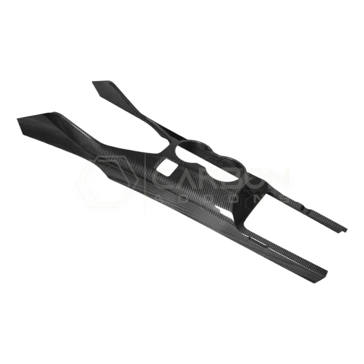 Real Carbon Fiber Center Console Trim Cover for 2024+ Ford Mustang