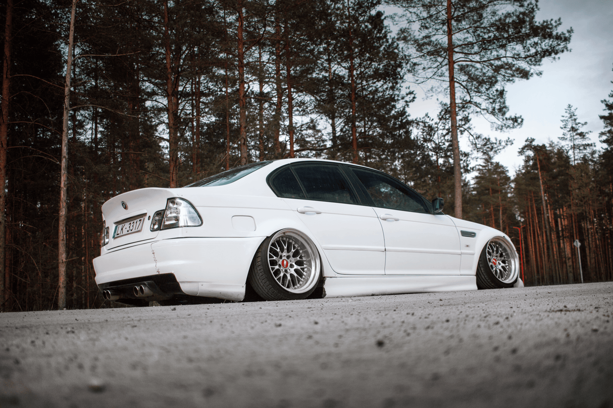 BMW 3-Series E46 Sedan Clear Tail Lights (1998-2006) - K2 Industries