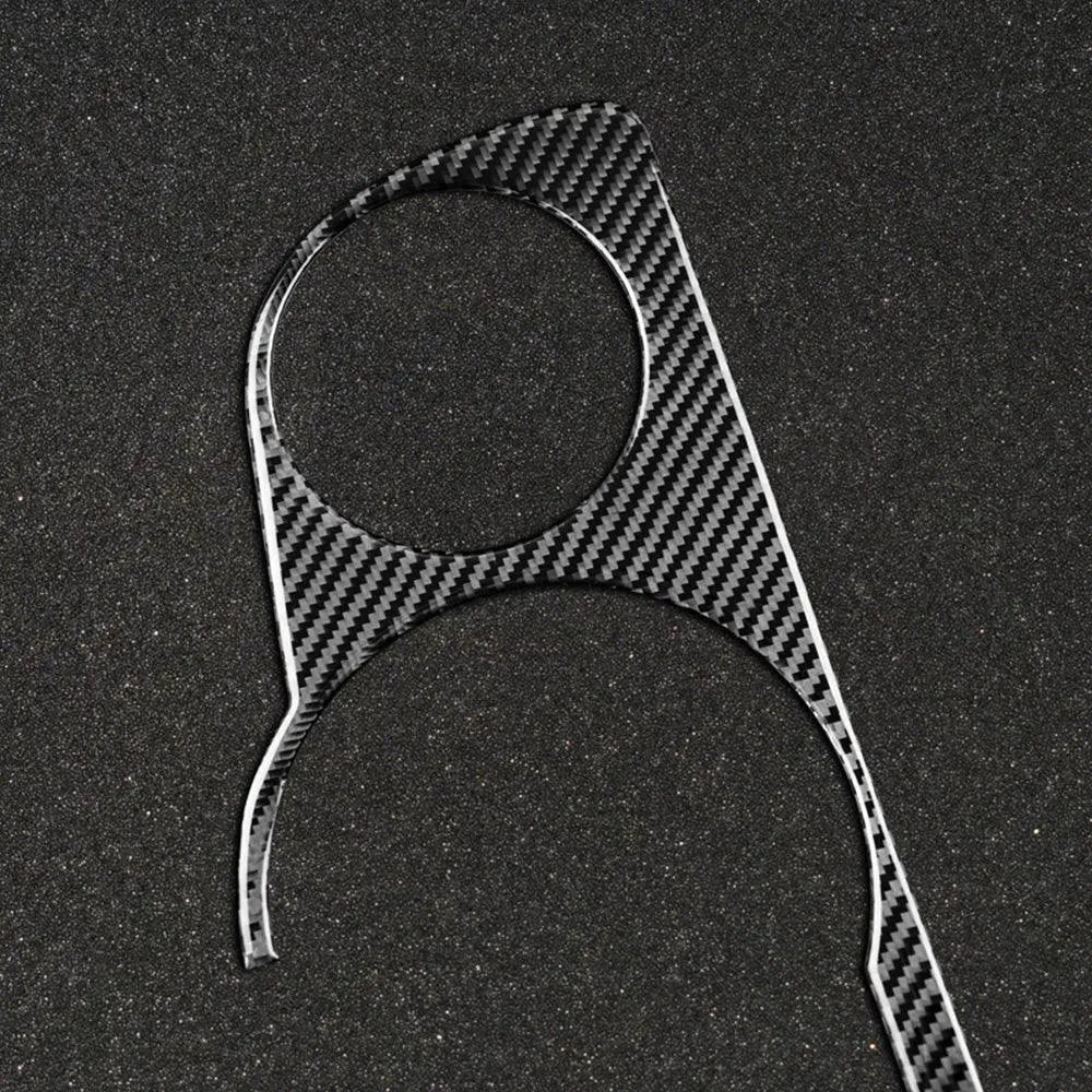 6 PCS Kit Full Dashboard Trim Carbon Fiber Interior Overlay For Mustang 2010-2014