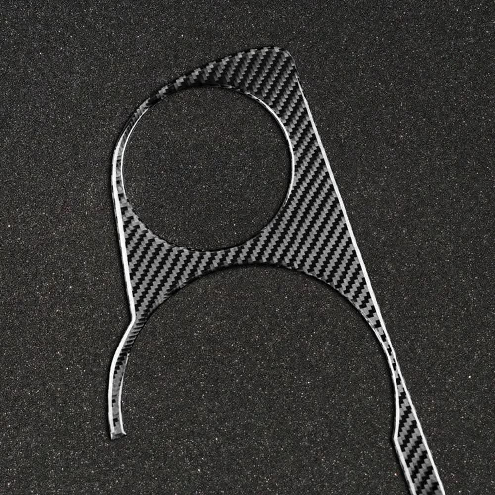 6 PCS Kit Full Dashboard Trim Carbon Fiber Interior Overlay For Mustang 2010-2014