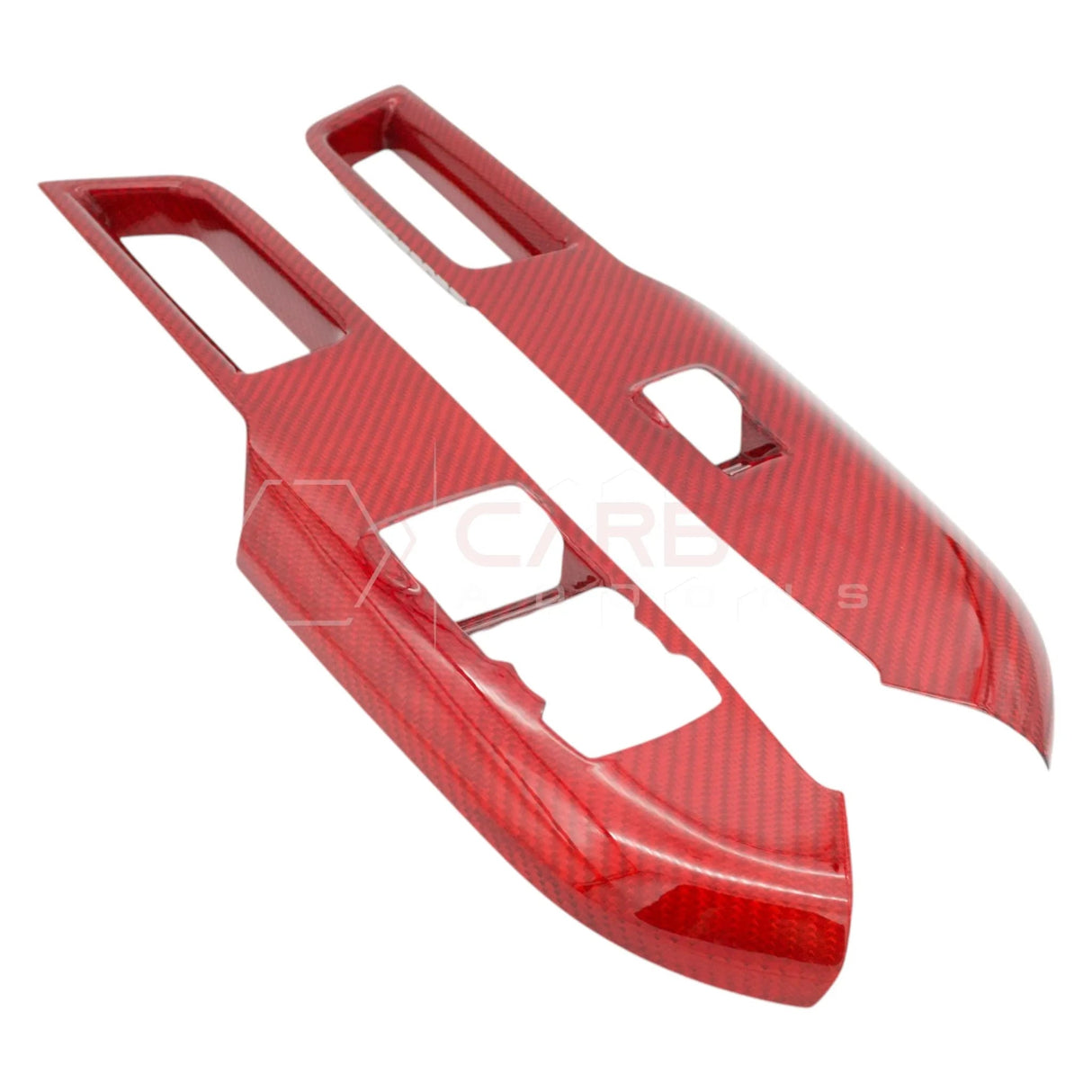 2024+ S650 Mustang Hard Carbon Fiber Window Switch Control Trim Cover | V2