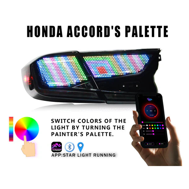 NTXGlow Matrix RGB LED Tail Lights (2018-2022 Honda Accord)