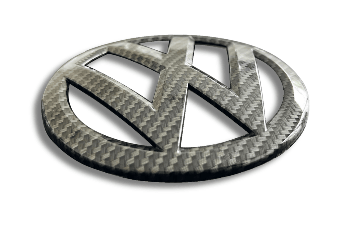 VW Golf 7 - Base, GTI, R - Carbon Fiber Look Emblem Set (2013-2017) - K2 Industries