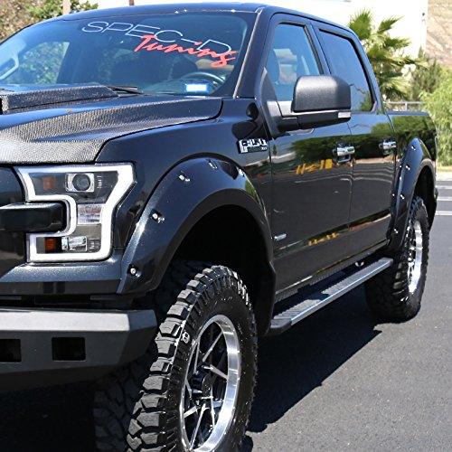Spec-D Fender Flares Ford F150 (2015-2017) Rivet Style Styleside 67.0" / 78.8" / 97.4" bed