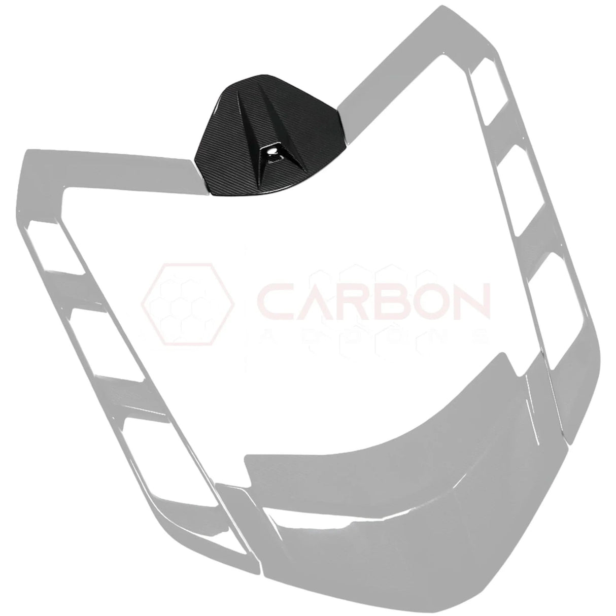 C8 Corvette Carbon Fiber Rear Camera Decklid Housing Trim Cover | Exterior Upgrade (2020–2026 Coupe)