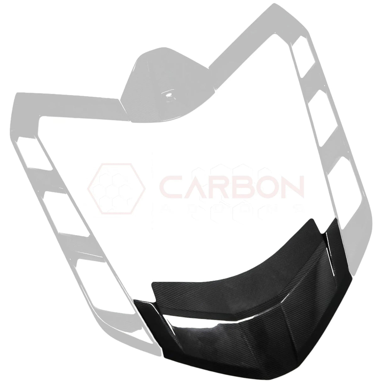 C8 Corvette Real Carbon Fiber Rear Lower Hatch Panel Cover