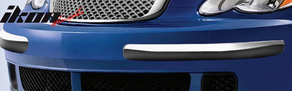 2006-2011 Chrysler PT Cruiser Chrome 2PCS Front Bumper Corner Pad ABS