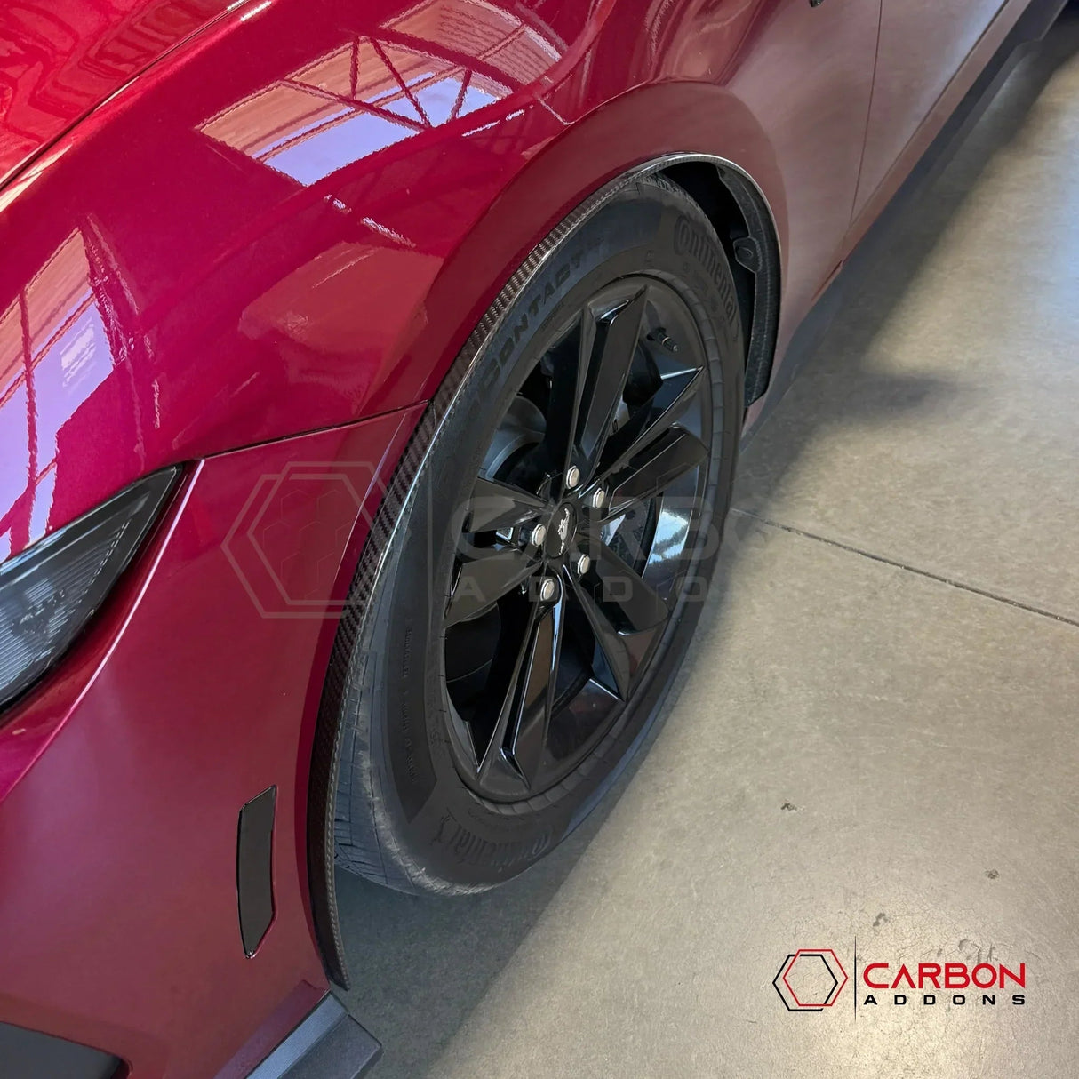 Real Carbon Fiber Front Fender Flares for 2024+ Ford Mustang (Pair)