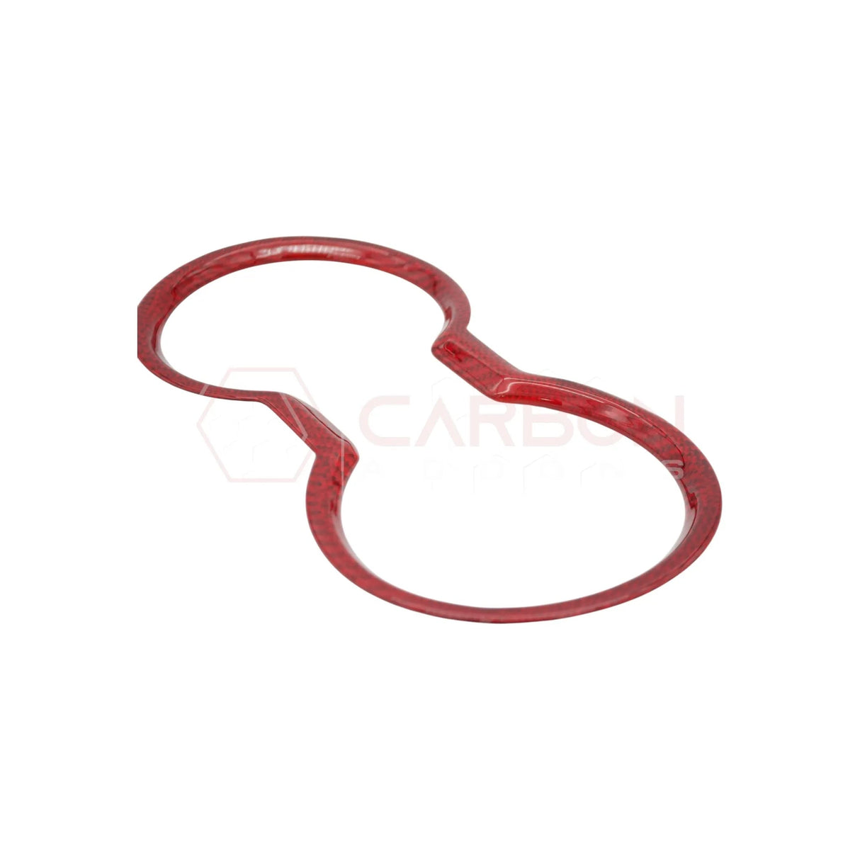 2024+ S650 Mustang Hard Carbon Fiber Cup Holder Trim Cover