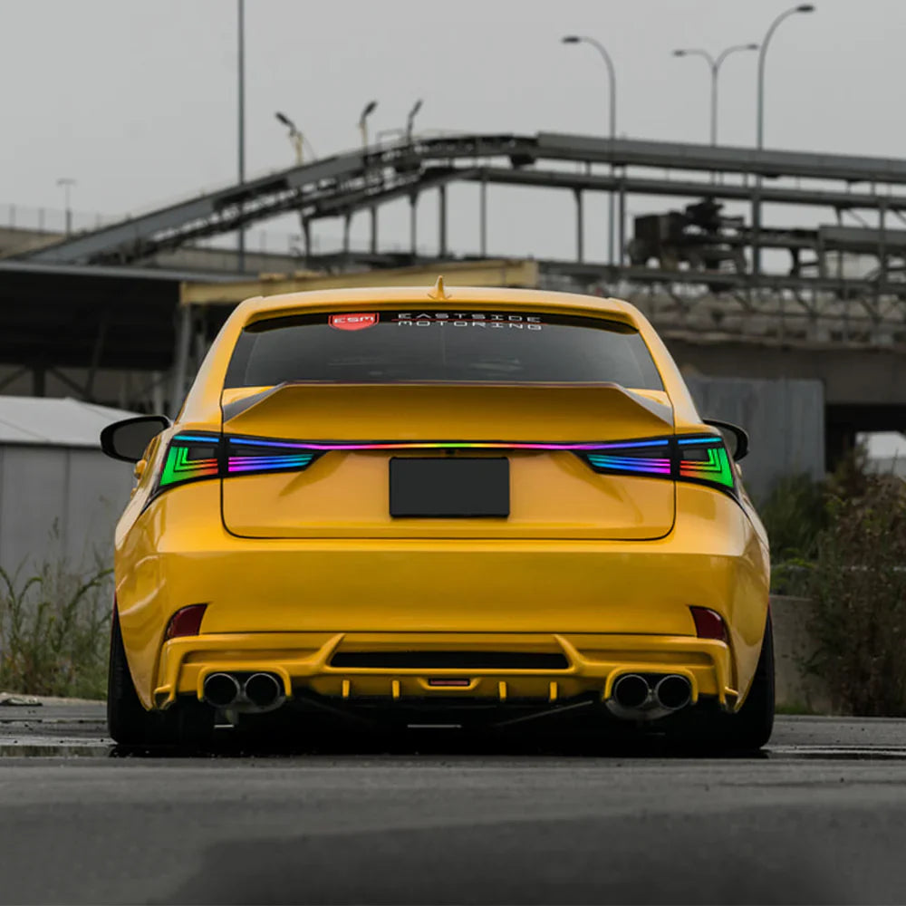 NTXGlow RGB Tail Lights 2014-2021 Lexus IS250 IS300 IS350 IS500 IS200t