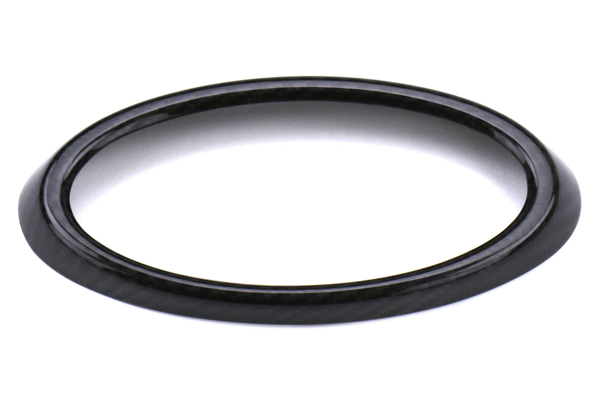 OLM LE Dry Carbon Fiber Front Emblem Frame Overlay - 2018-2021 Subaru WRX / STI
