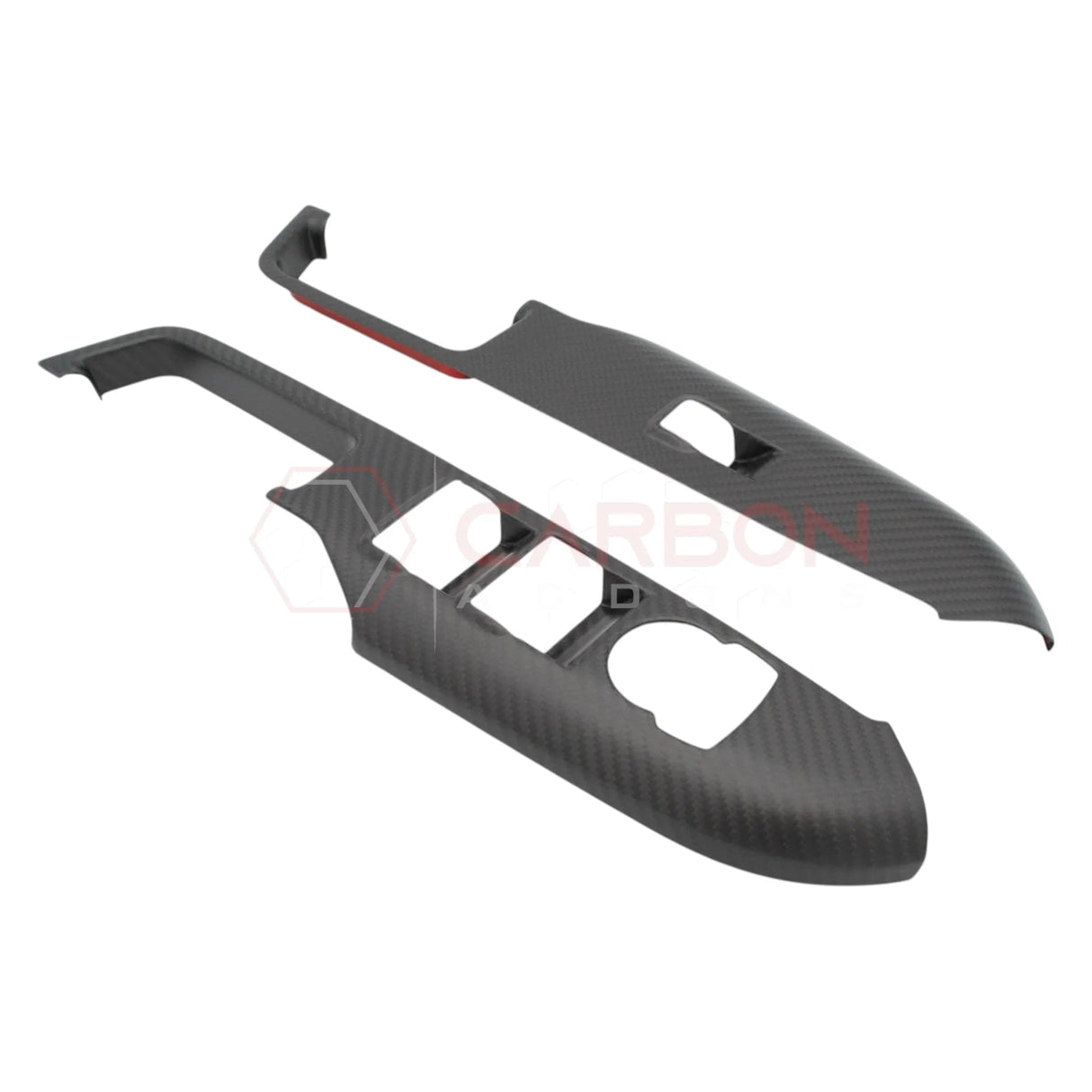 2024+ S650 Mustang Hard Carbon Fiber Window Switch Control Trim Cover