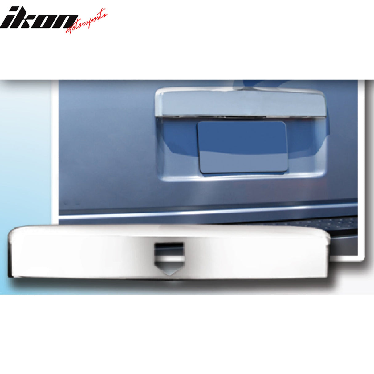 2007-2011 Dodge Nitro Rear Door Top Molding Cover W/Logo Cut-Out ABS