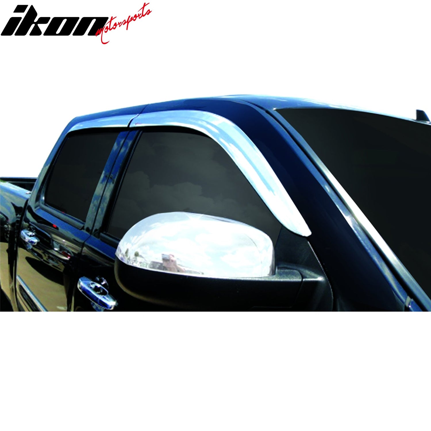 2007-2014 Chevrolet Silverado&GMC Sierra In-Channel 2PCS Window Visors