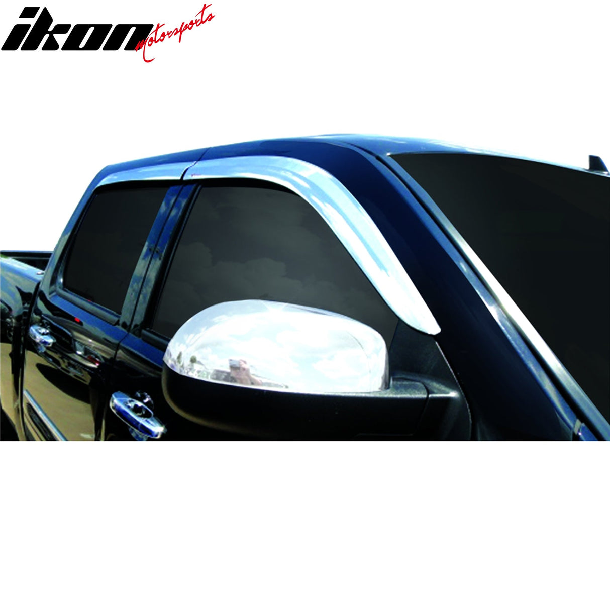 2007-2014 Chevrolet Silverado&GMC Sierra In-Channel 2PCS Window Visors