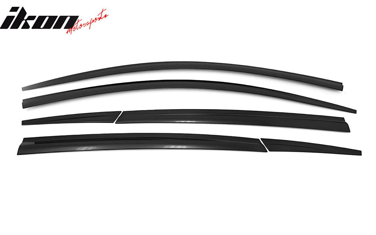 2012-2016 Honda CR-V Dark Smoke Window Visors Tape On Deflectors 6PCS