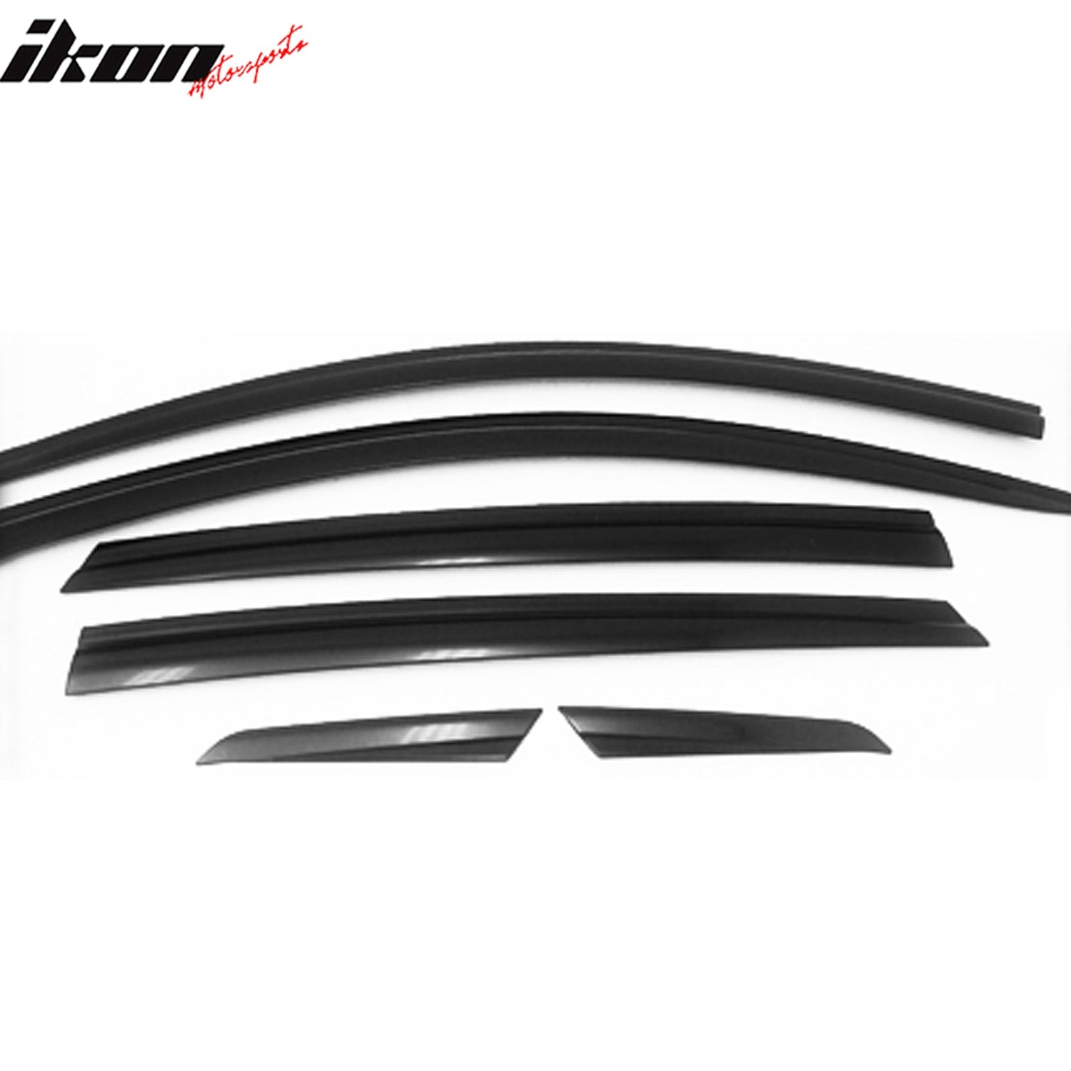 2016-2020 Kia Optima Window Visor ABS Dark Smoke Sun Rain Guard 6PC