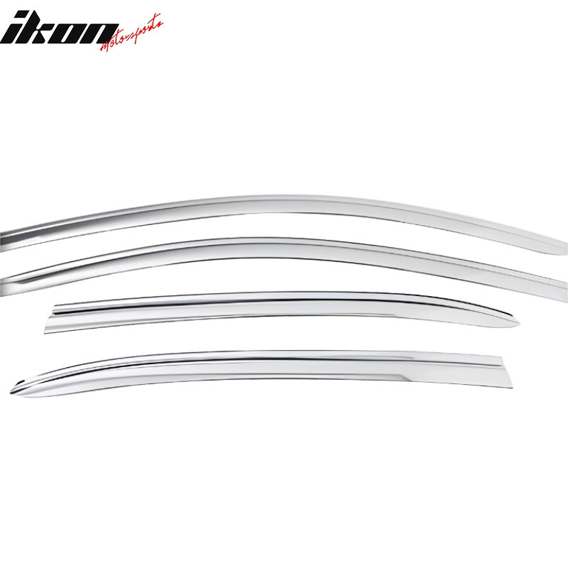 2012-2019 Volkswagen Passat Chrome Window Visors Rain Sun Guard ABS