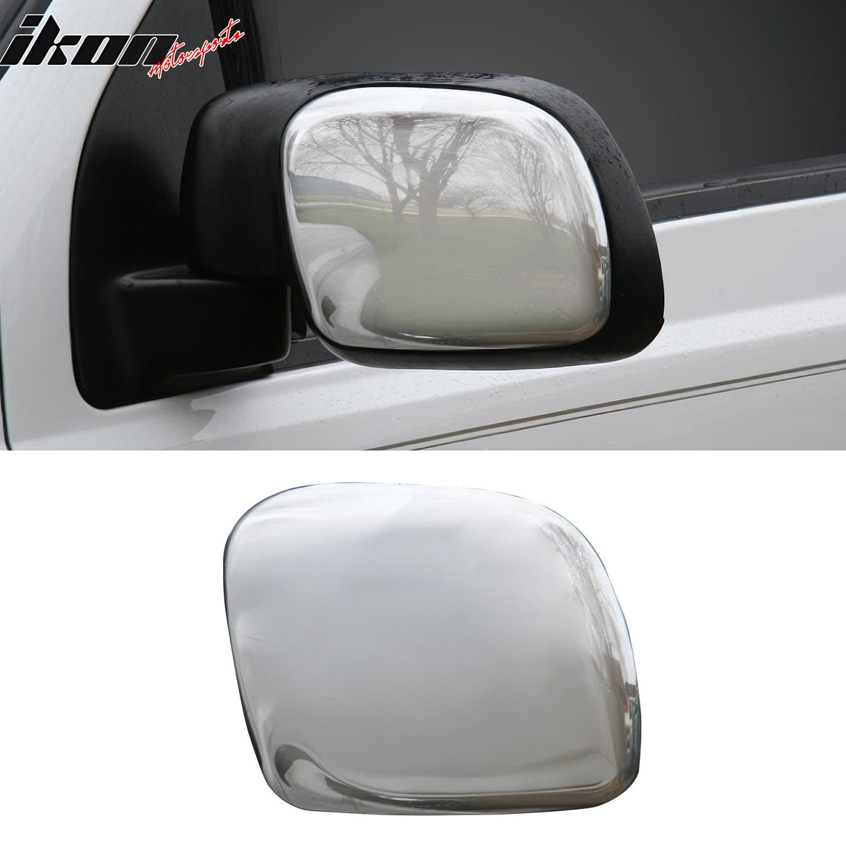 1999-2007 Ford F-250 Super Duty XL Mirror Covers Overlay Chrome ABS