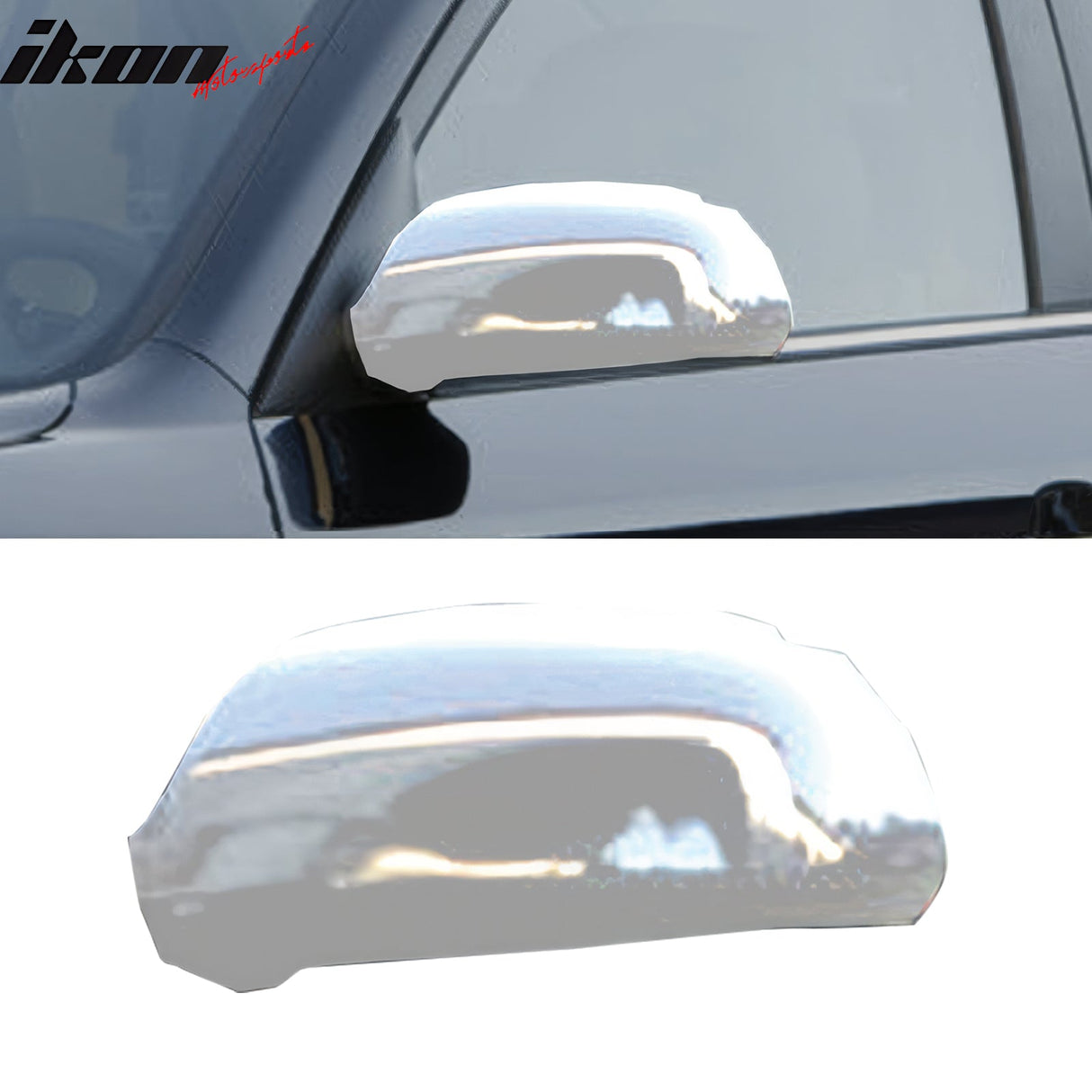 2006-2010 Hyundai Sonata Rear View Mirror Covers Overlay Chrome ABS