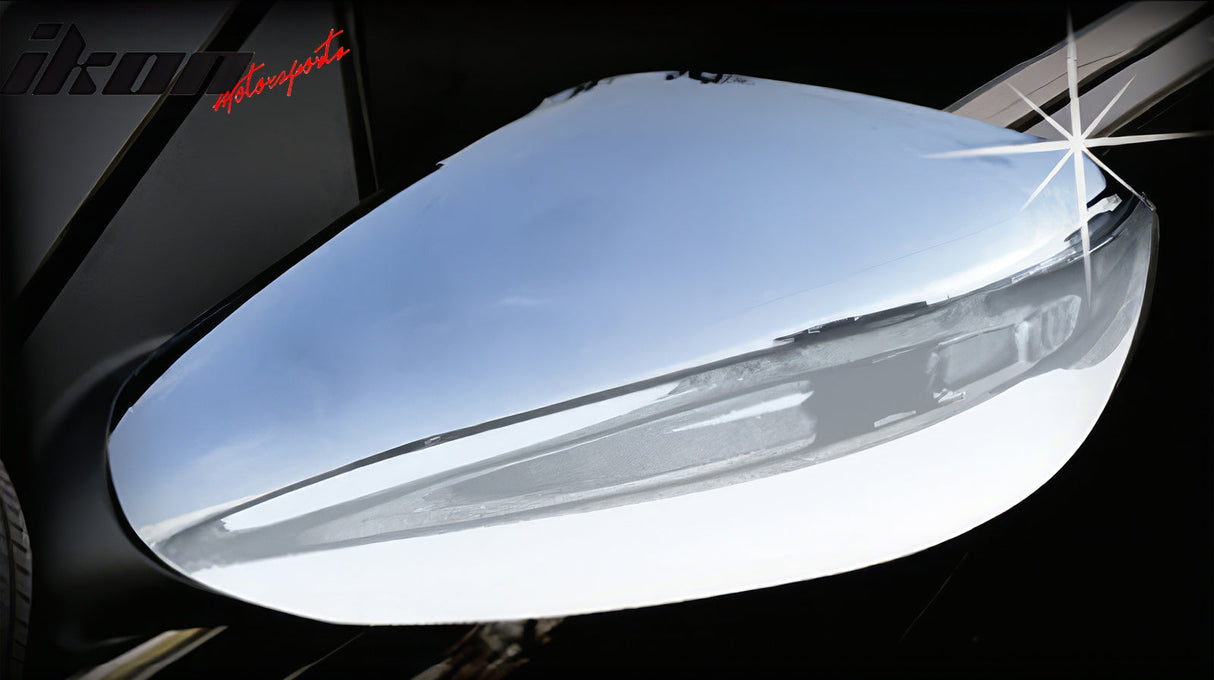 2011-2014 Hyundai Sonata SE GLS Rear View Mirror Covers Chrome ABS