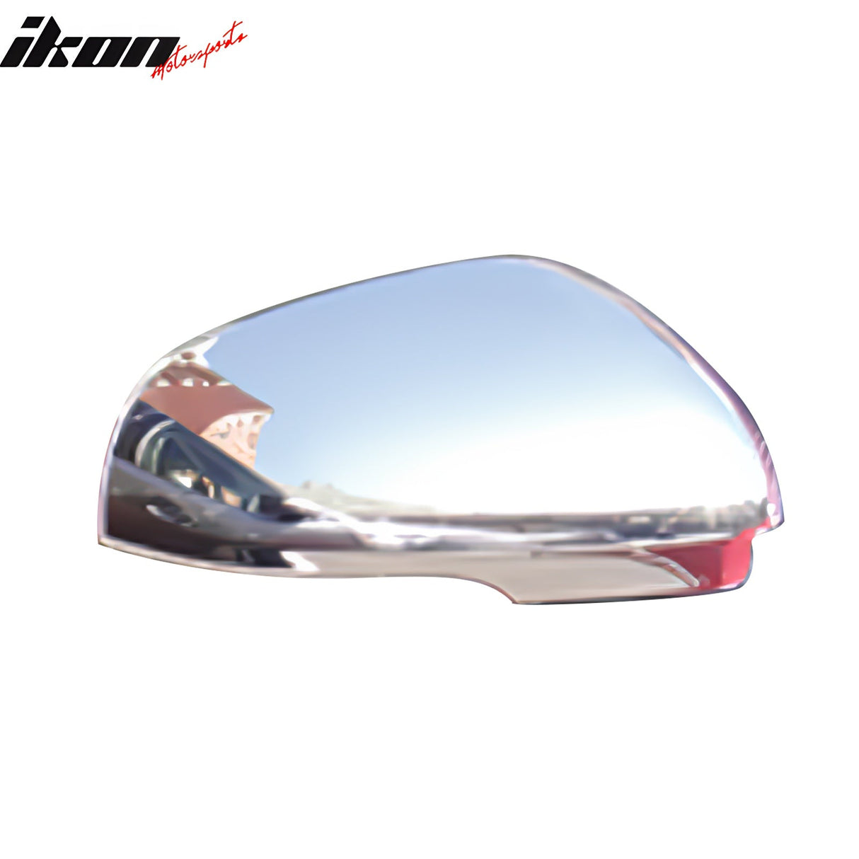 2010-2014 Jaguar XK-Series Rear Side View Mirror Covers Chrome ABS