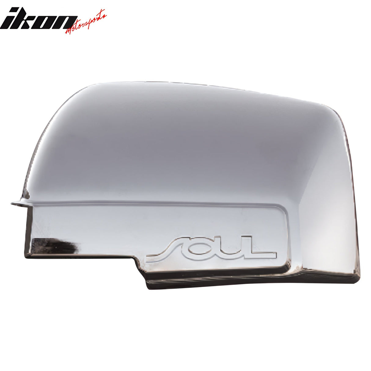 2010-2013 Kia Soul 2PCS Chrome Side Mirror Cover W/SOUL Signature ABS