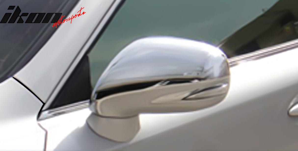 2009-2012 Lexus ES IS LS Rearview Mirror Cover Overlay Chrome ABS