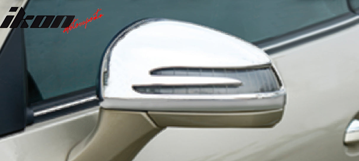 2012-2013 Benz SLK-Class R172 Rearview Mirror Cover Overlay Chrome ABS