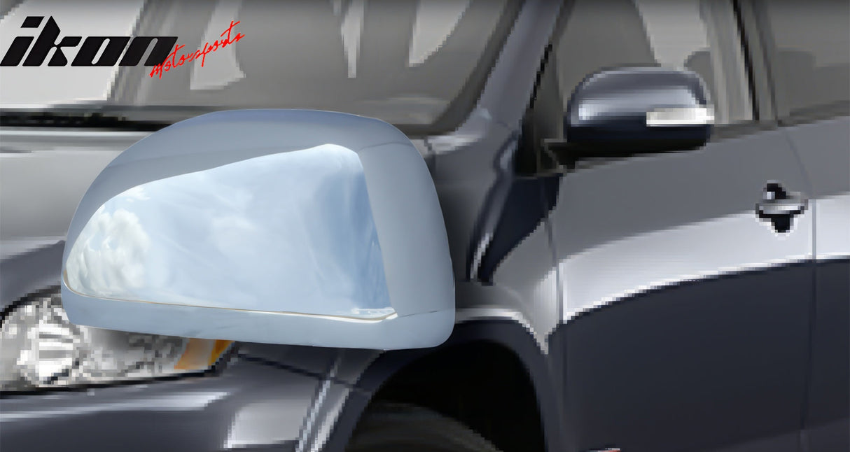 2006-2012 Toyota Rav4 Rearview Mirror Cover Cap Overlay Chrome ABS