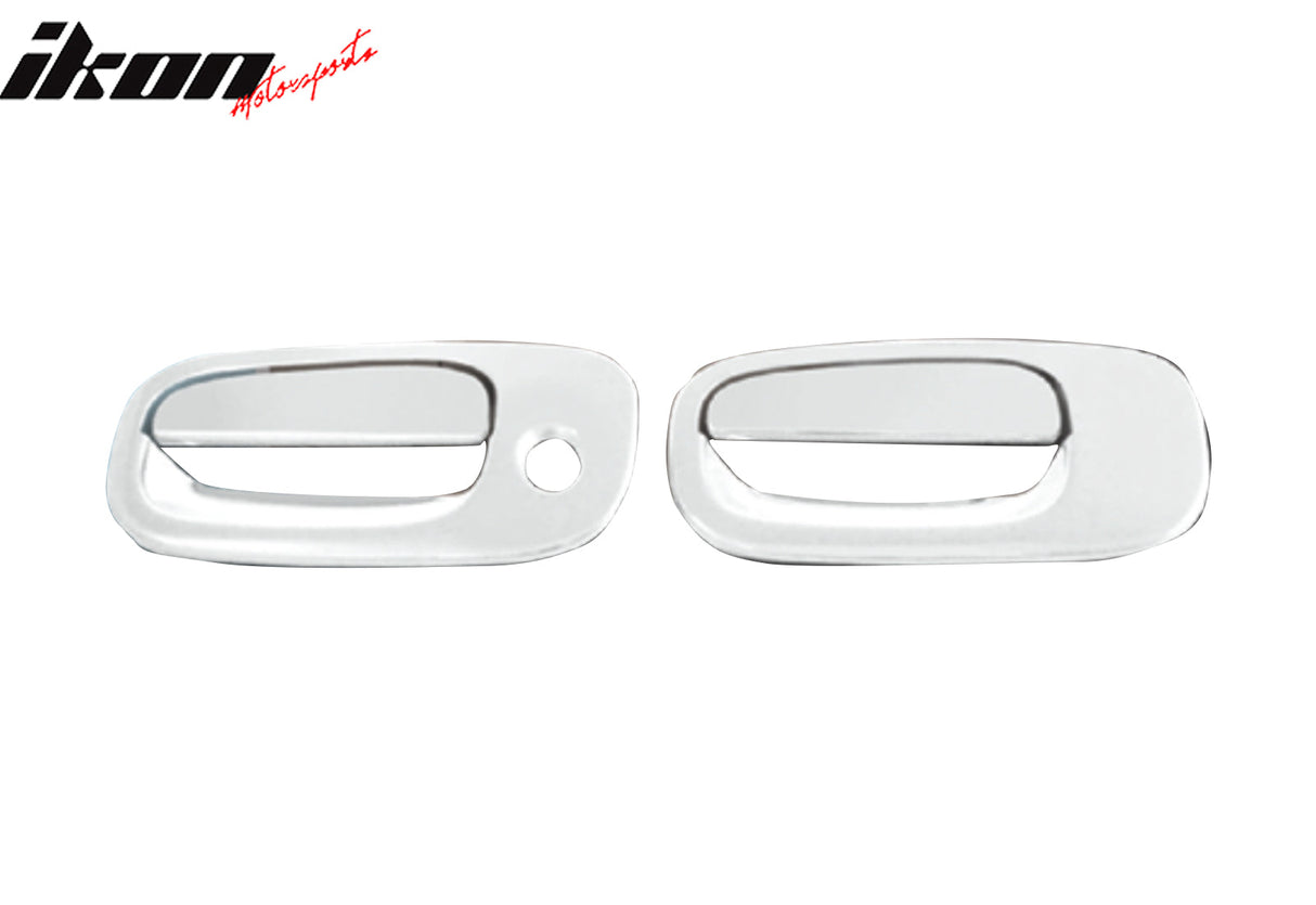 2006-2010 Dodge Charger 4PCS Chrome Door Handle Cover W/1-Keyhole ABS