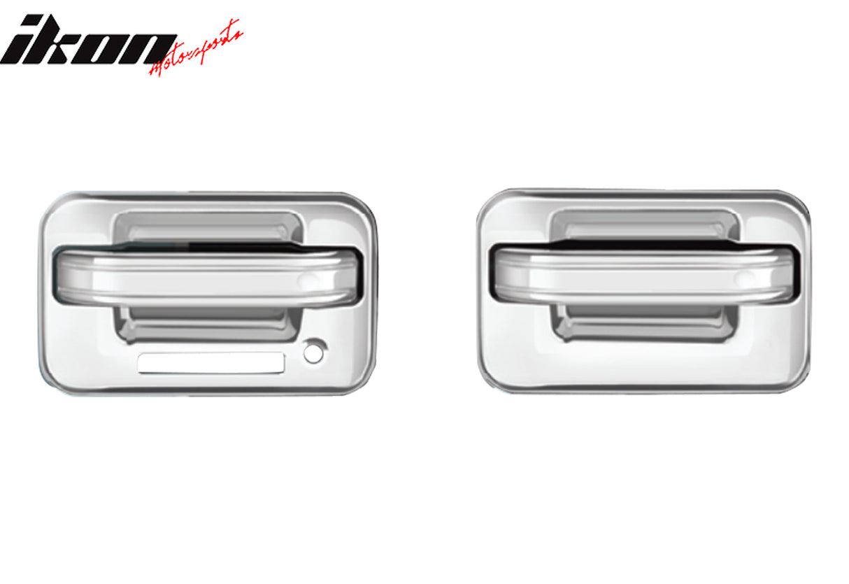 2004-2014 Ford F-150 F150 4PCS Chrome Door Handle Cover W/1-Keyhole