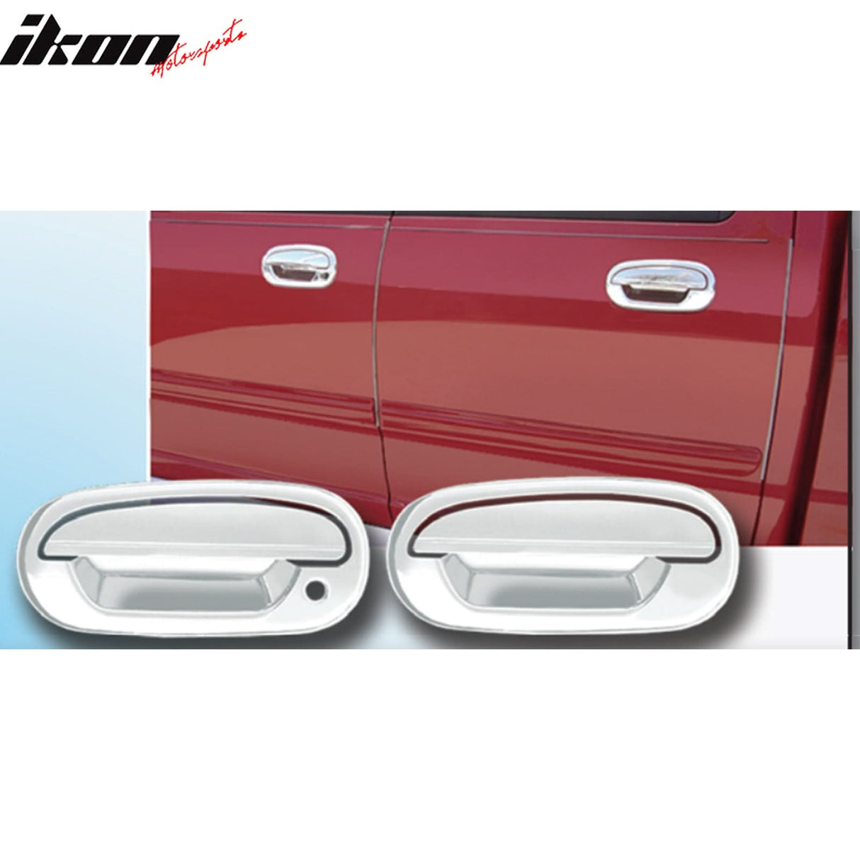 1997-2003 Ford F-150 F150 2PCS Chrome Door Handle Cover W/1-Keyhole