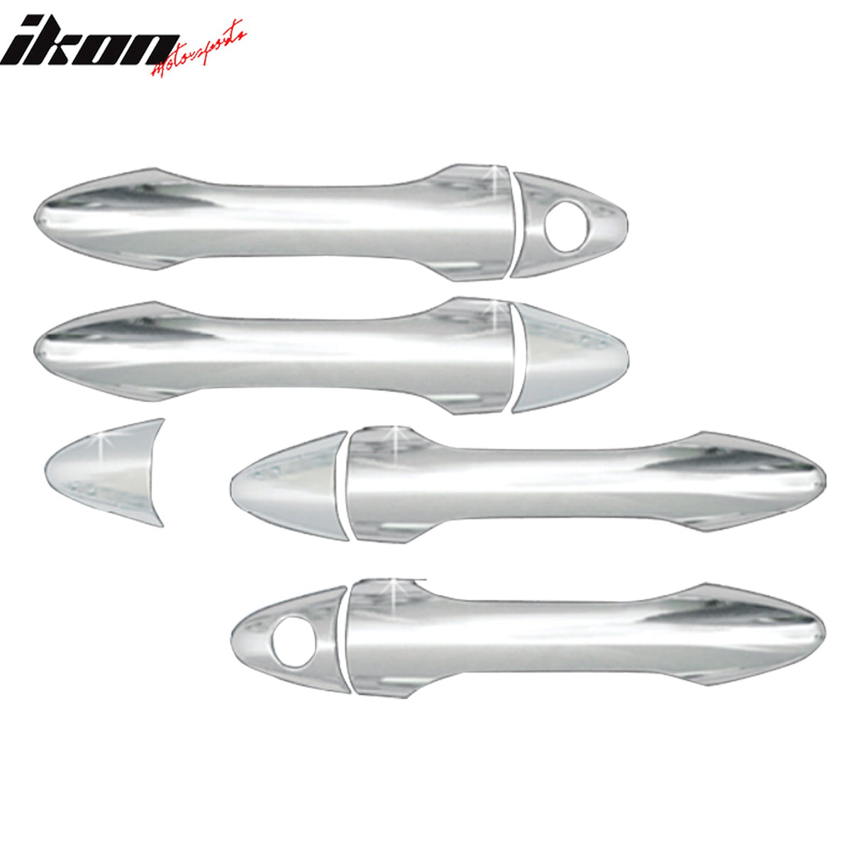 2010-2013 Hyundai Tucson 10PCS Door Handle Cover W/1-or-2-Keyhole ABS