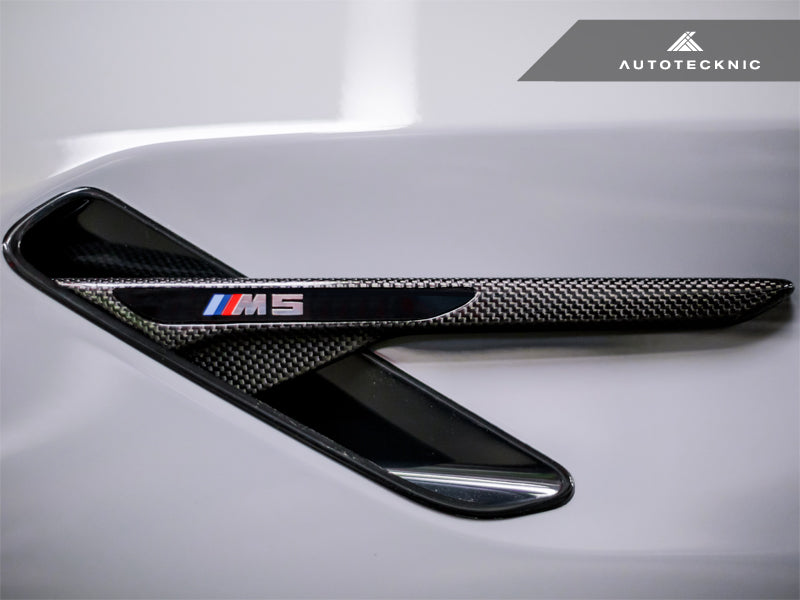 AutoTecknic Carbon Fiber Fender Trim Set - F90 M5