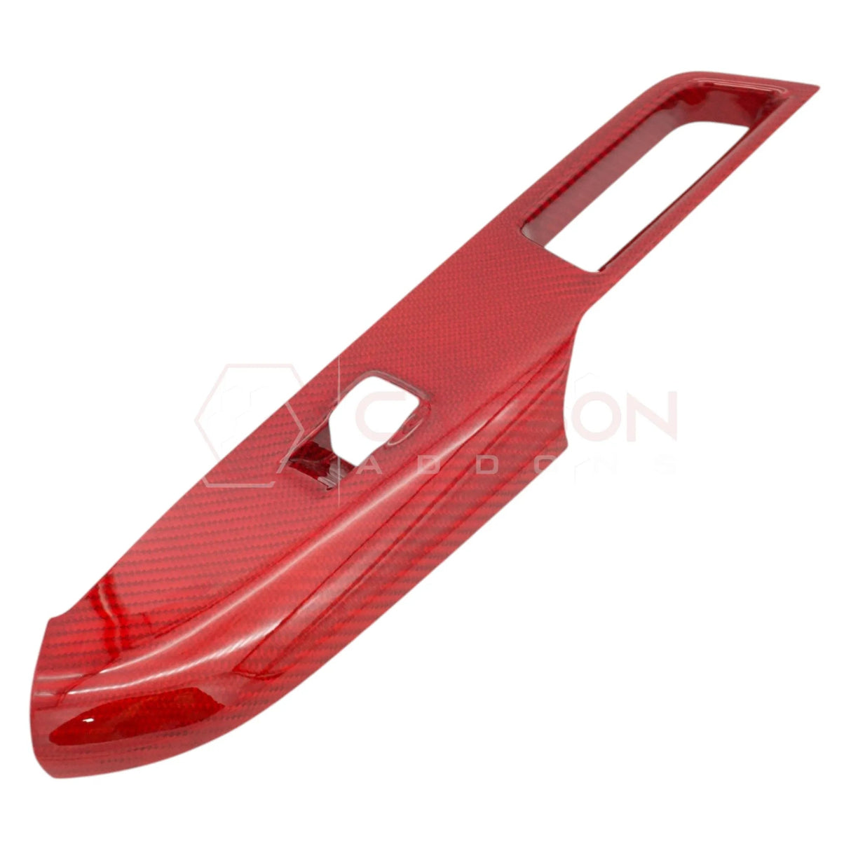 2024+ S650 Mustang Hard Carbon Fiber Window Switch Control Trim Cover | V2