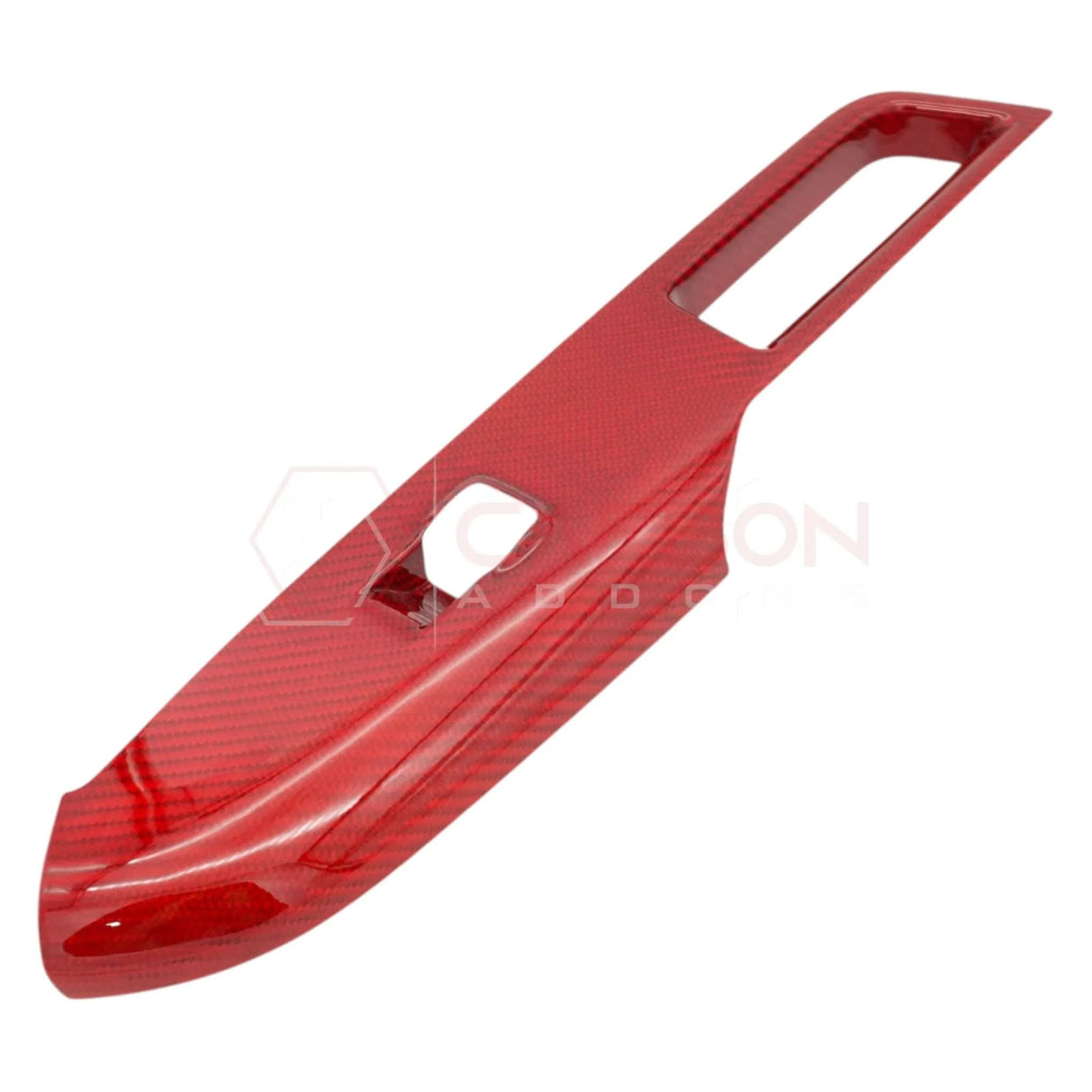 2024+ S650 Mustang Hard Carbon Fiber Window Switch Control Trim Cover | V2