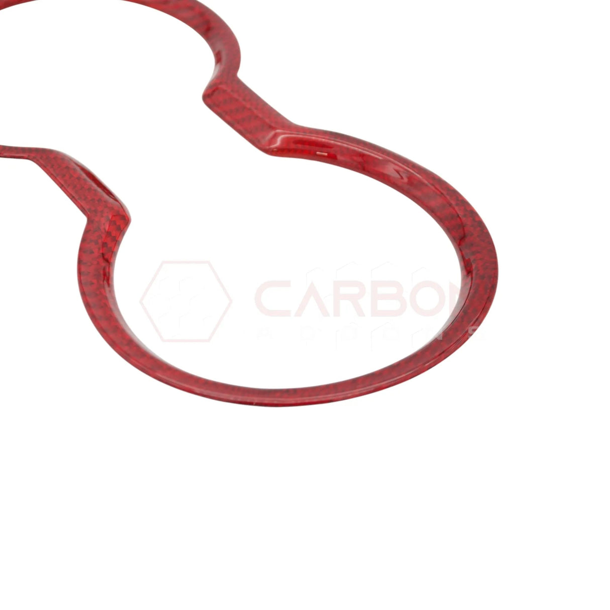 2024+ S650 Mustang Hard Carbon Fiber Cup Holder Trim Cover