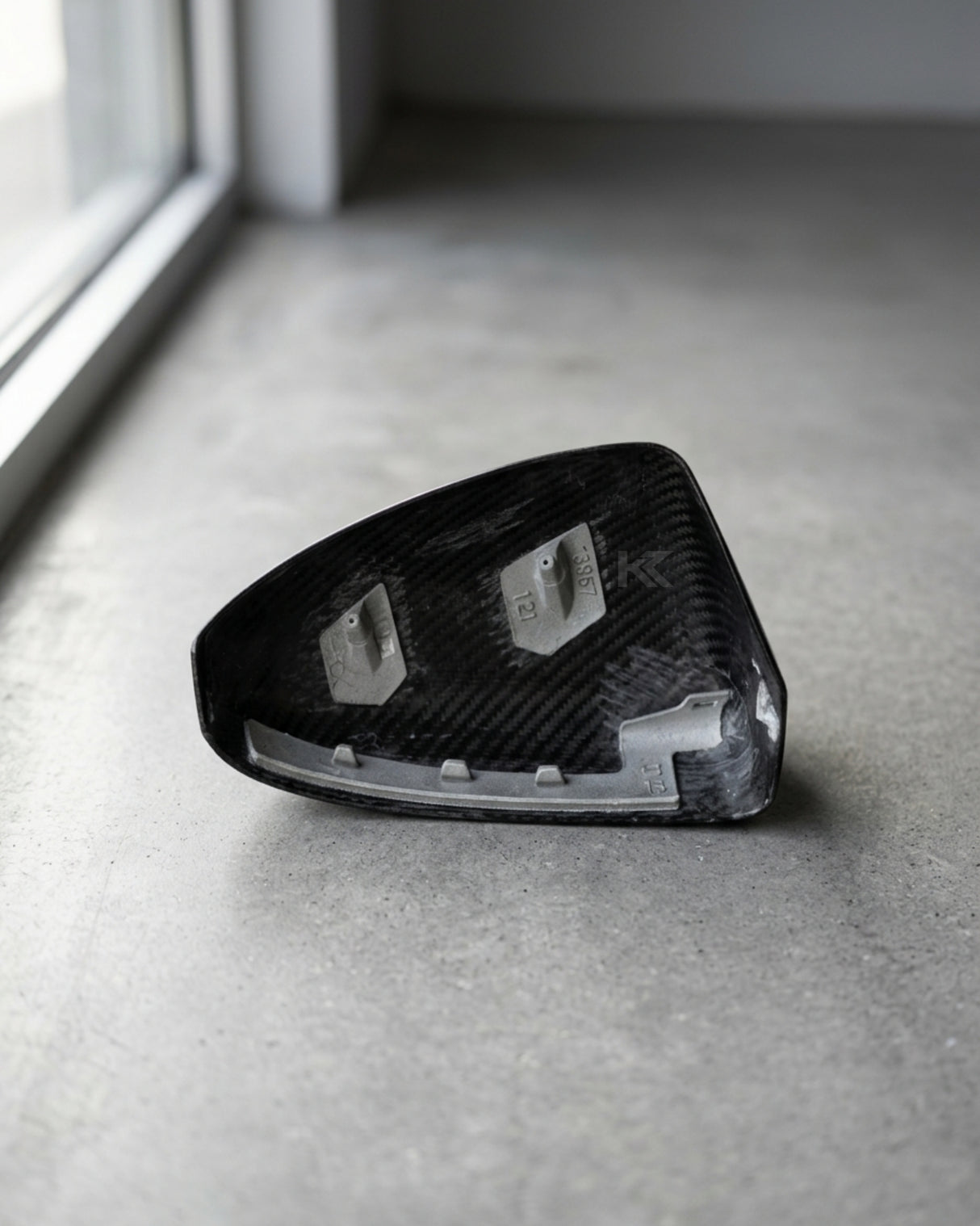 2019–2023 Audi R8 V10 Coupe Mirror Covers – Prepreg Dry Carbon Fiber