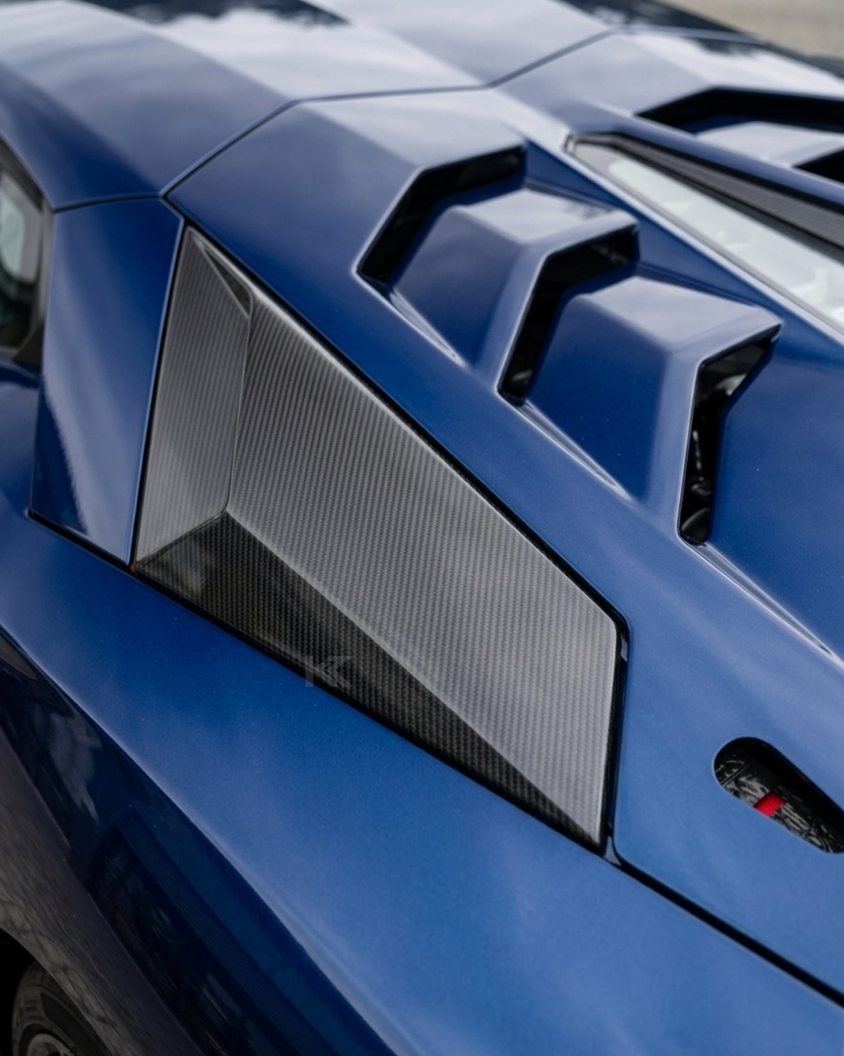 2011–2022 Lamborghini Aventador Rear Air Intakes – Dry Carbon Fiber