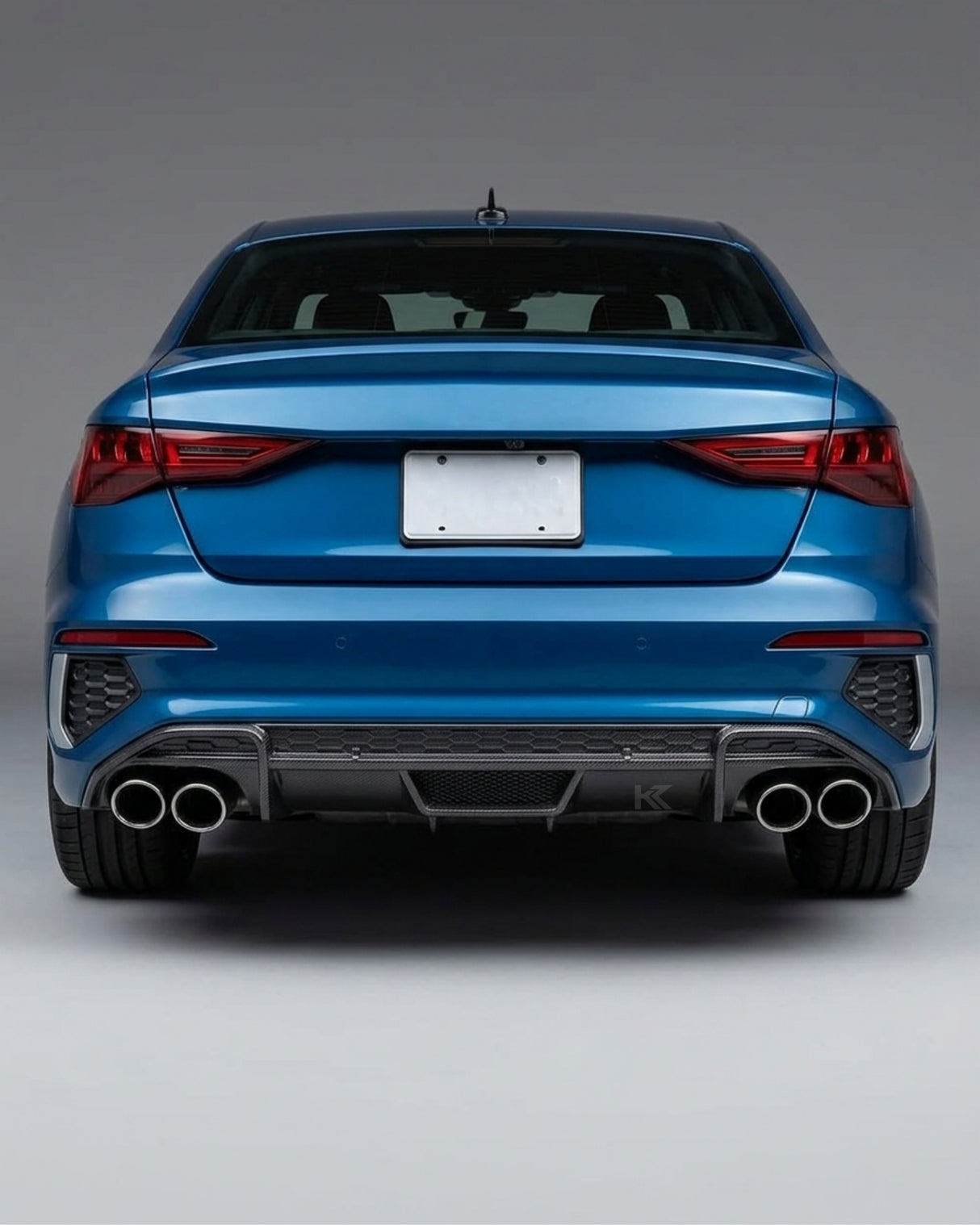2021–2023 Audi A3 S-Line / S3 8Y Sedan Rear Bumper Diffuser – Carbon Fiber