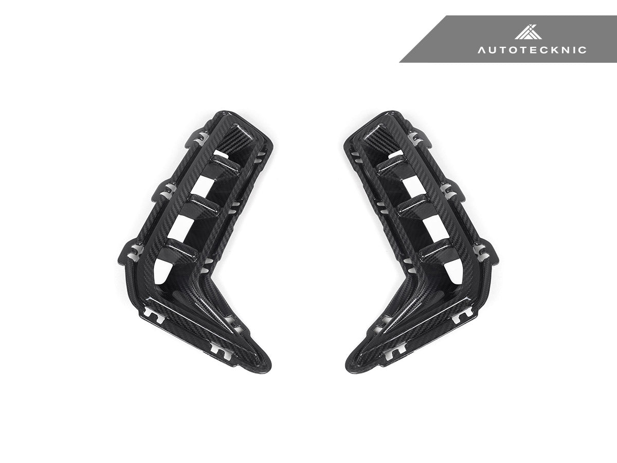 AutoTecknic Carbon Fiber Front Bumper Trim Set - G05 X5 M-Sport LCI