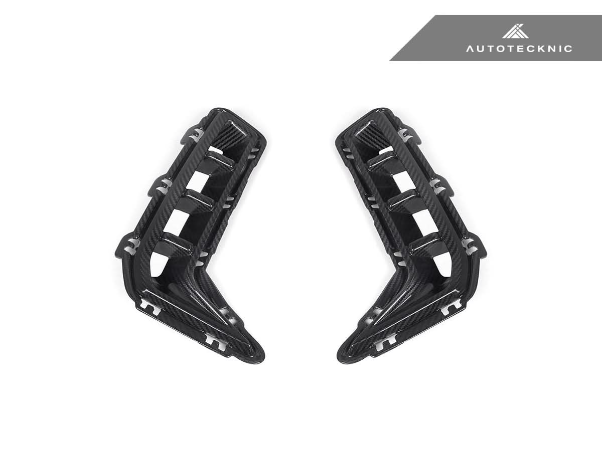 AutoTecknic Carbon Fiber Front Bumper Trim Set - G05 X5 M-Sport LCI